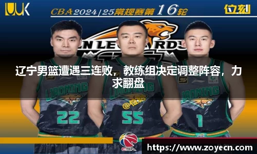 辽宁男篮遭遇三连败，教练组决定调整阵容，力求翻盘